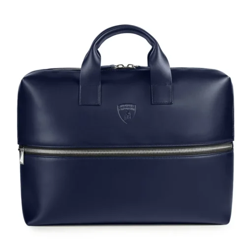 Automobili Lamborghini - Briefcase - Blue - Made in Italy - Luxury Exclusive Collection - Avvenice