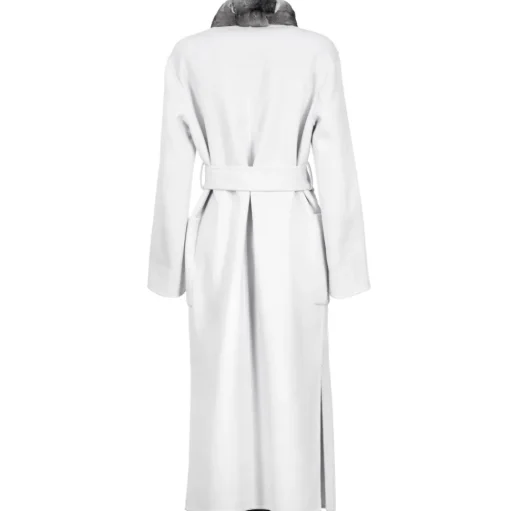 Avvenice - Annie - Cashmere and Chinchilla Coat - Loro Piana Cashmere - Furs - Coats - Luxury Exclusive Collection - Avvenice