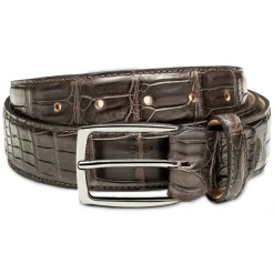 Avvenice - Astrea - Crocodile Belt - Brown - Handmade in Italy - Exclusive Luxury Collection - Avvenice
