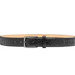 Avvenice - Astrea - Crocodile Belt - Black - Handmade in Italy - Exclusive Luxury Collection - Avvenice