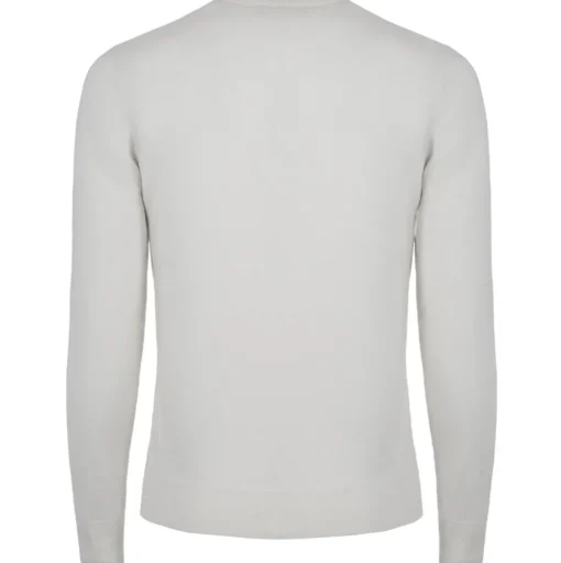 Avvenice - Athus - Man Loro Piana Cashmere Crew Neck Sweater - White - Knitwear - Luxury Exclusive Collection - Avvenice