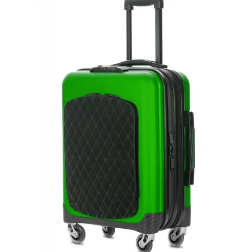 Avvenice - Aura - Aluminum and Carbon Fiber Trolley - Green - Handmade in Italy - Exclusive Luxury Collection - Avvenice
