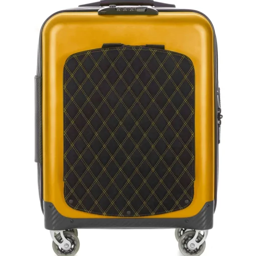 Avvenice - Aura - Aluminum and Carbon Fiber Trolley - Gold - Handmade in Italy - Exclusive Luxury Collection - Avvenice