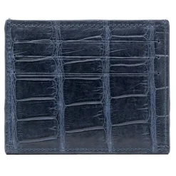 Avvenice - Crocodile Credit Card Holder - Blue - Handmade in Italy - Exclusive Luxury Collection - Avvenice