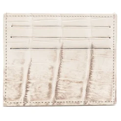 Avvenice - Crocodile Credit Card Holder - Himalaya - Handmade in Italy - Exclusive Luxury Collection - Avvenice