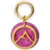 Avvenice - Crocodile Pendant - Pearly Fuchsia - Keychain - Handmade in Italy - Exclusive Luxury Collection - Avvenice