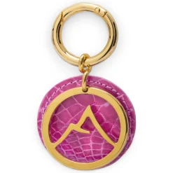 Avvenice - Crocodile Pendant - Pearly Fuchsia - Keychain - Handmade in Italy - Exclusive Luxury Collection - Avvenice