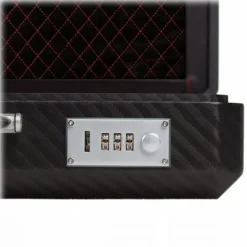 Avvenice - Evo - Watch Case - Carbon Fiber Briefcase - Black Red - Handmade in Italy - Exclusive Luxury Collection - Avvenice