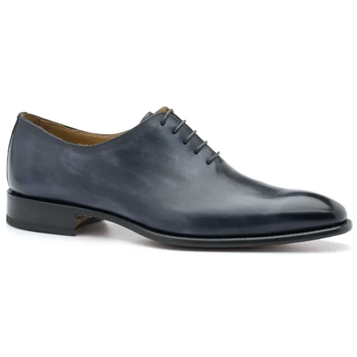 Avvenice - Fine Leather Oxfords - Blue - Shoes - Handmade in Italy - Exclusive Luxury Collection - Avvenice