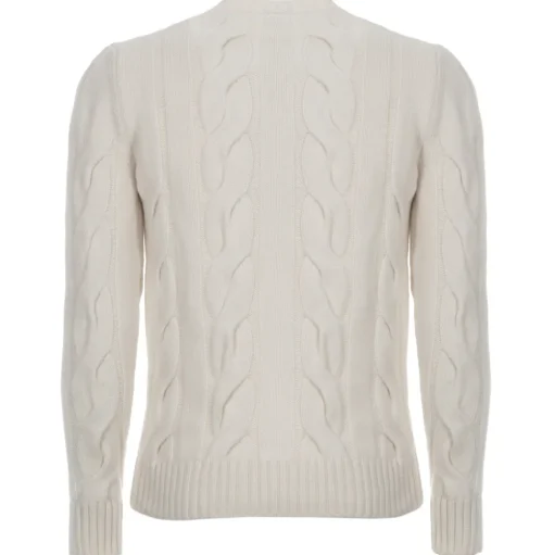 Avvenice - Heaven - Man Loro Piana Cashmere Sweater - White - Knitwear - Luxury Exclusive Collection - Avvenice