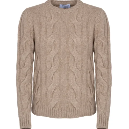 Avvenice - Heaven - Woman Loro Piana Cashmere Sweater - Tundra - Knitwear - Luxury Exclusive Collection - Avvenice