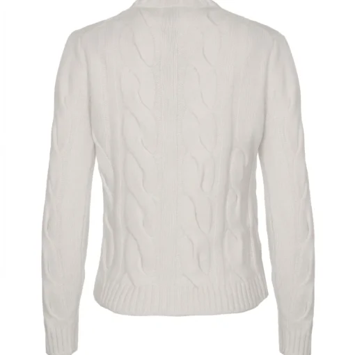 Avvenice - Heaven - Woman Loro Piana Cashmere Sweater - White - Knitwear - Luxury Exclusive Collection - Avvenice