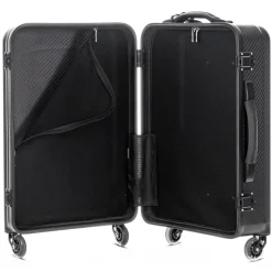 Avvenice - Horizon M - Carbon Fiber Trolley - Black - Handmade in Italy - Exclusive Luxury Collection - Avvenice