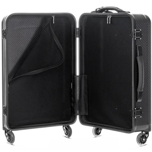 Avvenice - Horizon M - Carbon Fiber Trolley - Black - Handmade in Italy - Exclusive Luxury Collection - Avvenice