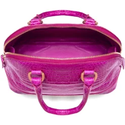 Avvenice - Imperium - Crocodile Bag - Pearly Fuchsia - Handmade in Italy - Exclusive Luxury Collection - Avvenice