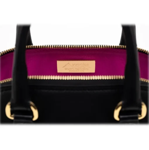 Avvenice - Imperium - Premium Leather Bag - Black - Handmade in Italy - Exclusive Luxury Collection - Avvenice