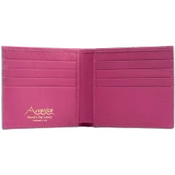 Avvenice - Premium Leather Wallet - Lilac Fuchsia - Handmade in Italy - Exclusive Luxury Collection - Avvenice