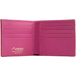 Avvenice - Premium Leather Wallet - Red Fuchsia - Handmade in Italy - Exclusive Luxury Collection - Avvenice
