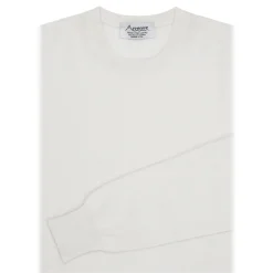 Avvenice - Theria - Woman Loro Piana Cashmere Crew Neck Sweater - White - Knitwear - Luxury Exclusive Collection - Avvenice