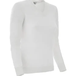 Avvenice - Theria - Woman Loro Piana Cashmere V-Neck Sweater - White - Knitwear - Luxury Exclusive Collection - Avvenice