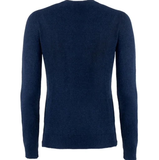 Avvenice - Theria - Woman Loro Piana Cashmere V-Neck Sweater - Blue - Knitwear - Luxury Exclusive Collection - Avvenice