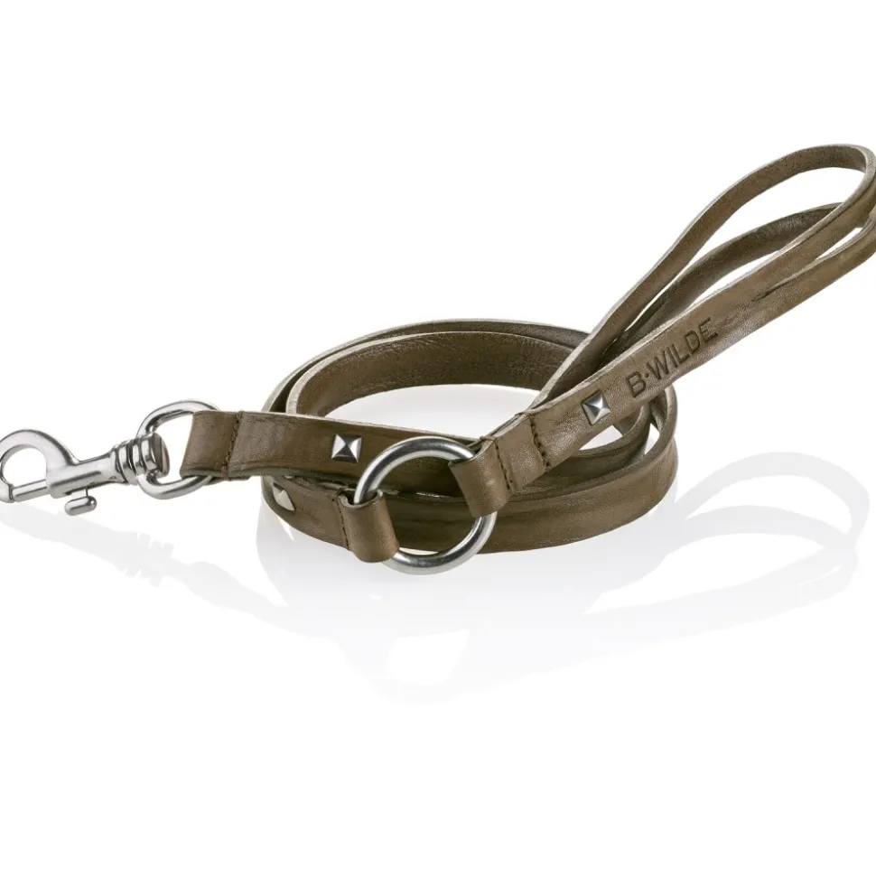 B Wilde Collection - Cairo Leash - Clay - Cairo Collection - Leather Leash - High Quality Luxury - Avvenice