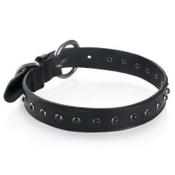 B Wilde Collection - Set Cabo - Collar & Leash - Black - Cabo Collection - Leather Collar - High Quality Luxury - Avvenice