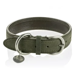B Wilde Collection - Tango Collar - Olive - Tango Collection - Leather Collar - High Quality Luxury - Avvenice