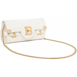 Balmain - B Buzz 23 Clutch Bag - White - Balmain Exclusive Luxury Collection - Avvenice