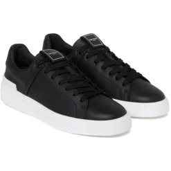 Balmain - B-Court Sneakers - Black - Balmain Exclusive Luxury Collection - Avvenice