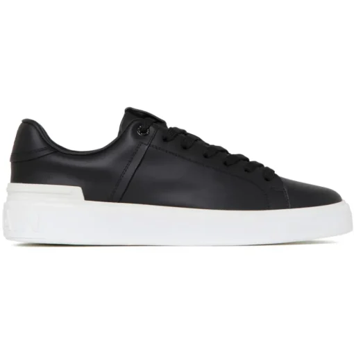 Balmain - B-Court Sneakers - Black - Balmain Exclusive Luxury Collection - Avvenice