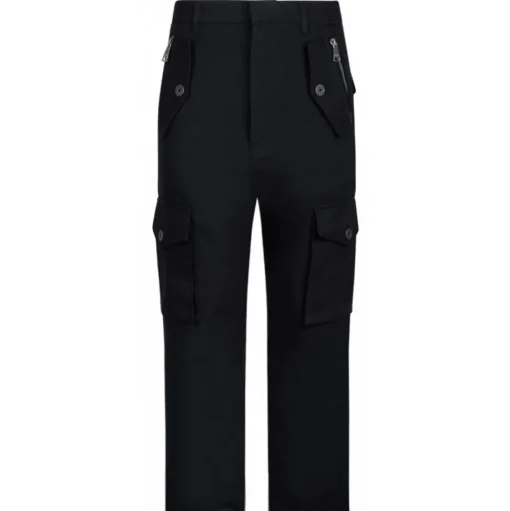 Balmain - Cotton Cargo Trousers - Black - Balmain Exclusive Luxury Collection - Avvenice