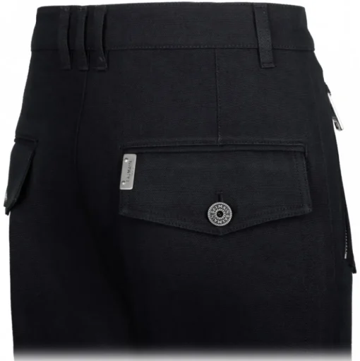 Balmain - Cotton Cargo Trousers - Black - Balmain Exclusive Luxury Collection - Avvenice