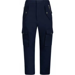 Balmain - Cotton Cargo Trousers - Navy Blue - Balmain Exclusive Luxury Collection - Avvenice