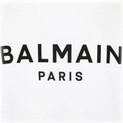 Balmain - Cotton Logo Print T-Shirt - White - Balmain Exclusive Luxury Collection - Avvenice