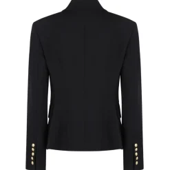 Balmain - Double Breasted Blazer - Black - Balmain Exclusive Luxury Collection - Avvenice