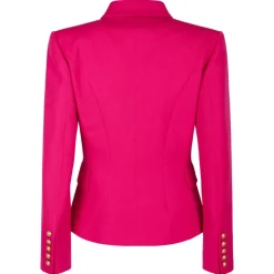 Balmain - Double Breasted Jacket - Fuchsia - Balmain Exclusive Luxury Collection - Avvenice