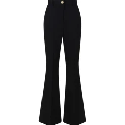Balmain - Flared Trousers - Black - Balmain Exclusive Luxury Collection - Avvenice