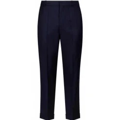 Balmain - Jacquard Trousers - Marine Blue - Balmain Exclusive Luxury Collection - Avvenice