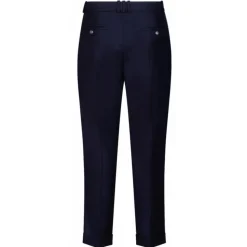 Balmain - Jacquard Trousers - Marine Blue - Balmain Exclusive Luxury Collection - Avvenice