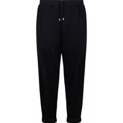 Balmain - Jogger Style Trousers - Marine Blue - Balmain Exclusive Luxury Collection - Avvenice