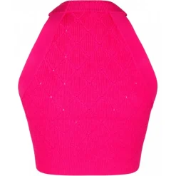 Balmain - Knitted Vest - Fuchsia - Balmain Exclusive Luxury Collection - Avvenice
