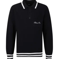 Balmain - Longsleeves Polo Shirt - Black - Balmain Exclusive Luxury Collection - Avvenice