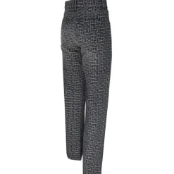 Balmain - Monogram Jacquard Jeans - Black White - Balmain Exclusive Luxury Collection - Avvenice