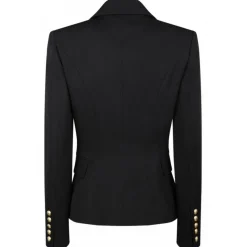 Balmain - Single Breasted Blazer - Black - Balmain Exclusive Luxury Collection - Avvenice