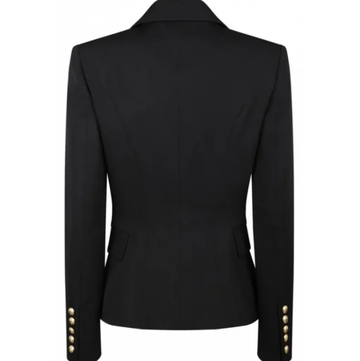 Balmain - Single Breasted Blazer - Black - Balmain Exclusive Luxury Collection - Avvenice