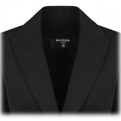 Balmain - Single Breasted Blazer - Black - Balmain Exclusive Luxury Collection - Avvenice