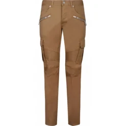 Balmain - Skinny Leg Trousers - Taupe - Balmain Exclusive Luxury Collection - Avvenice
