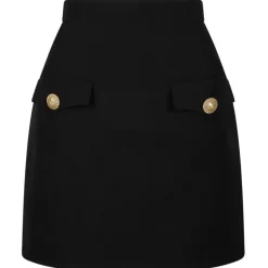 Balmain - Skirt - Black - Balmain Exclusive Luxury Collection - Avvenice
