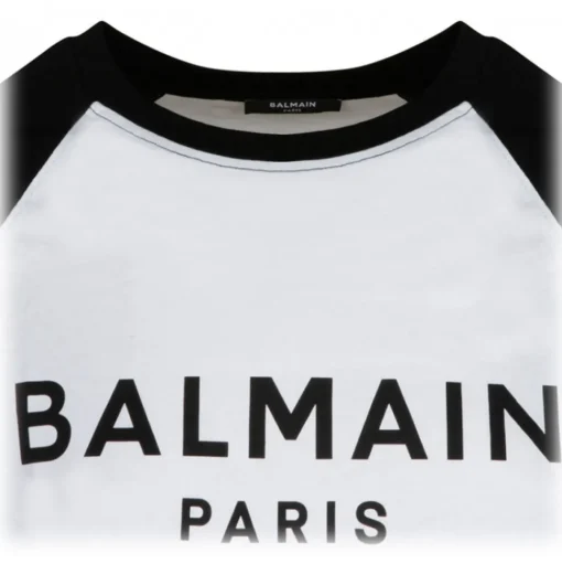 Balmain - T-Shirt - Black White - Balmain Exclusive Luxury Collection - Avvenice